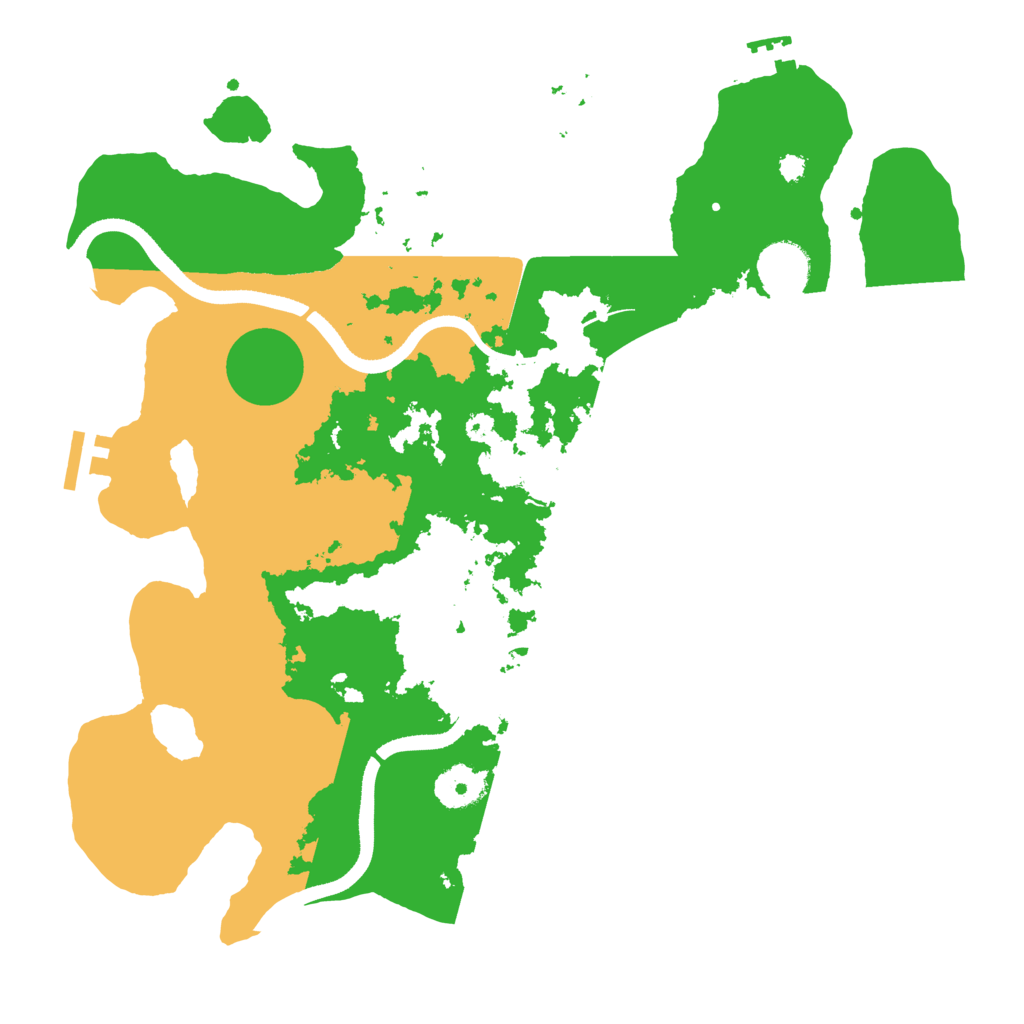 Biome Rust Map: Procedural Map, Size: 3500, Seed: 1654502591
