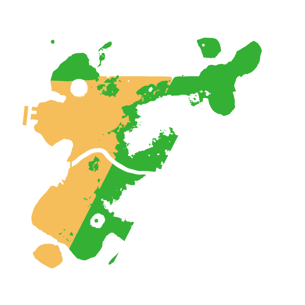 Biome Rust Map: Procedural Map, Size: 3200, Seed: 4578653