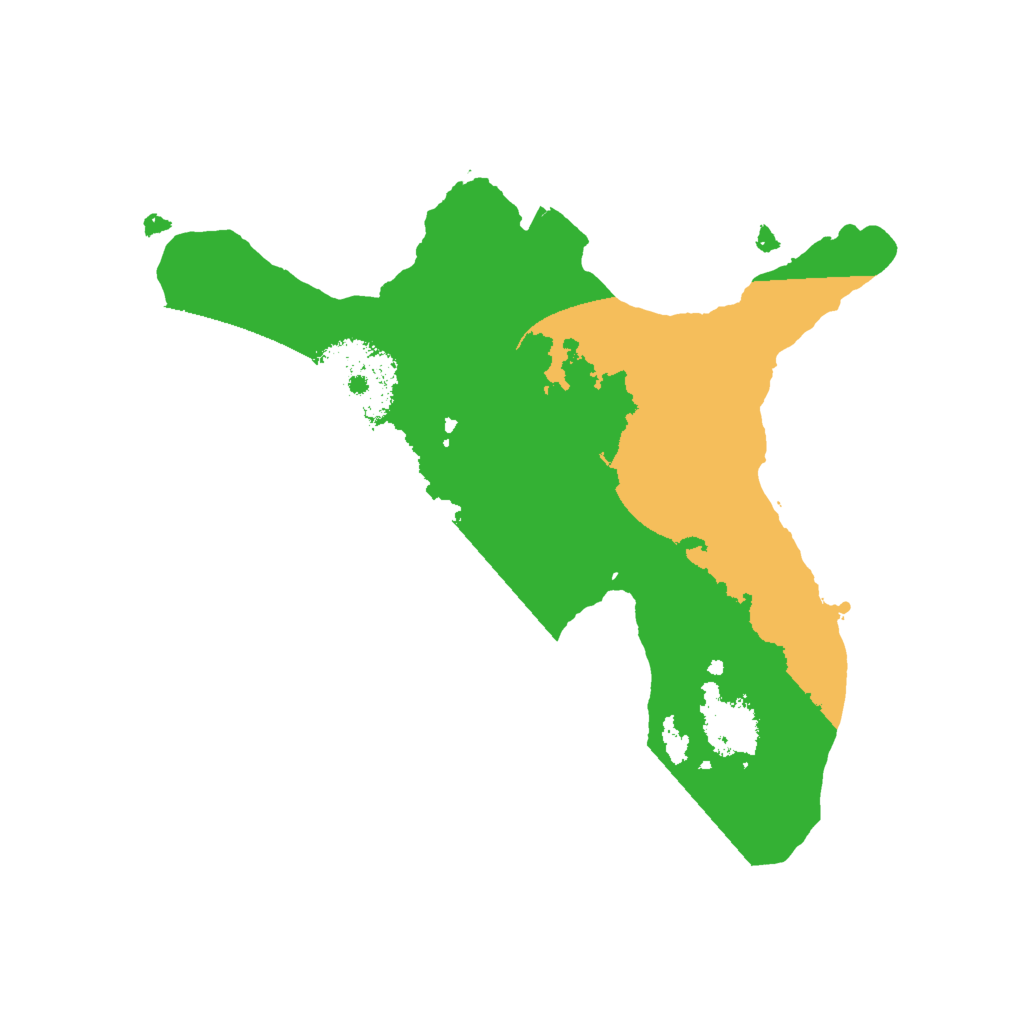 Biome Rust Map: Procedural Map, Size: 2000, Seed: 345365