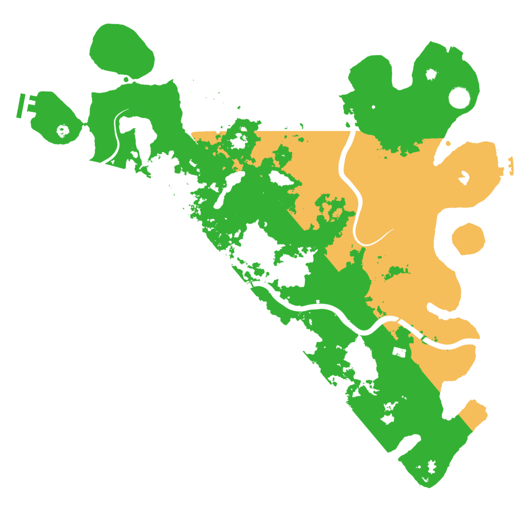 Biome Rust Map: Procedural Map, Size: 4300, Seed: 315666980
