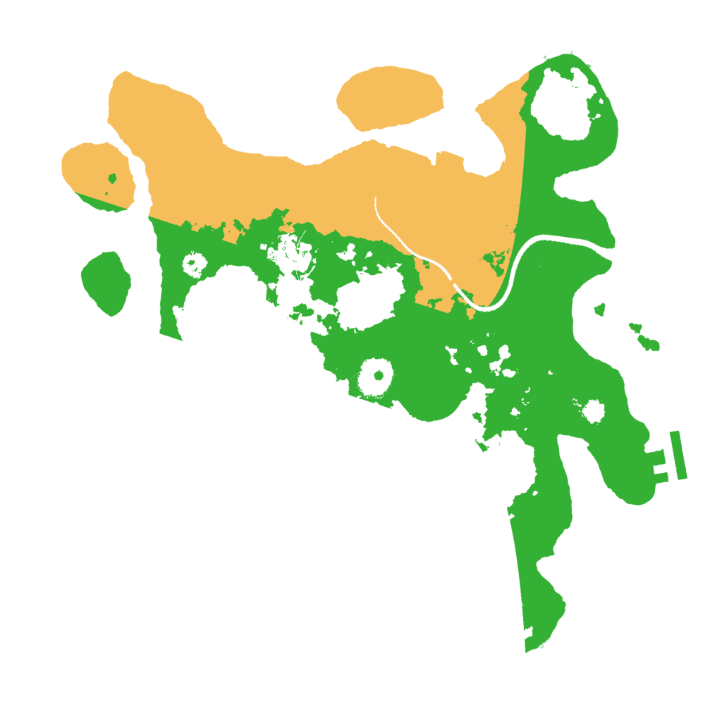 Biome Rust Map: Procedural Map, Size: 3000, Seed: 3436903