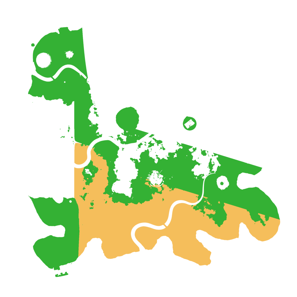 Biome Rust Map: Procedural Map, Size: 3500, Seed: 147056448