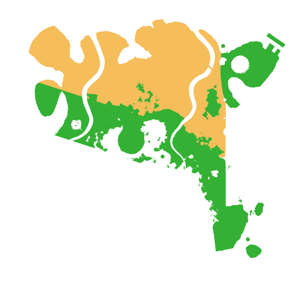 Biome Rust Map: Procedural Map, Size: 3000, Seed: 1430163541