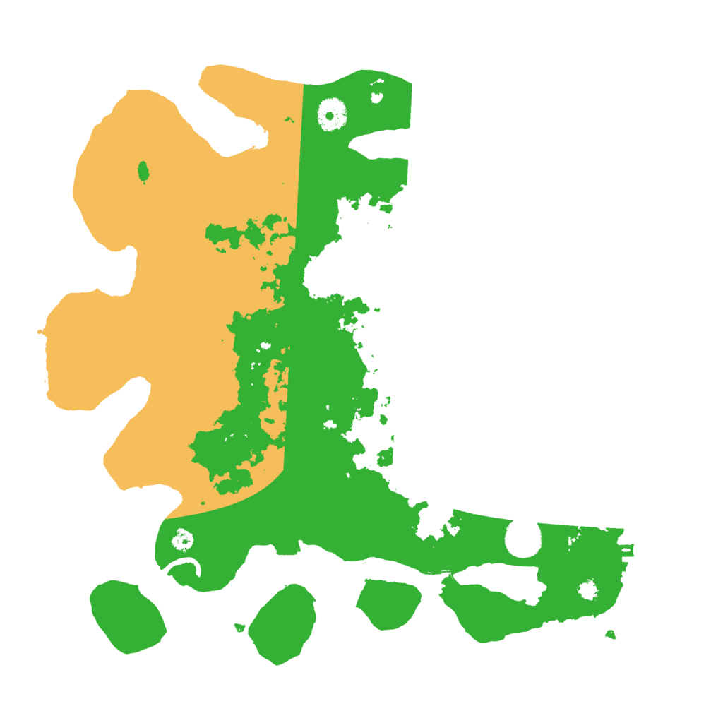 Biome Rust Map: Procedural Map, Size: 3500, Seed: 600833400