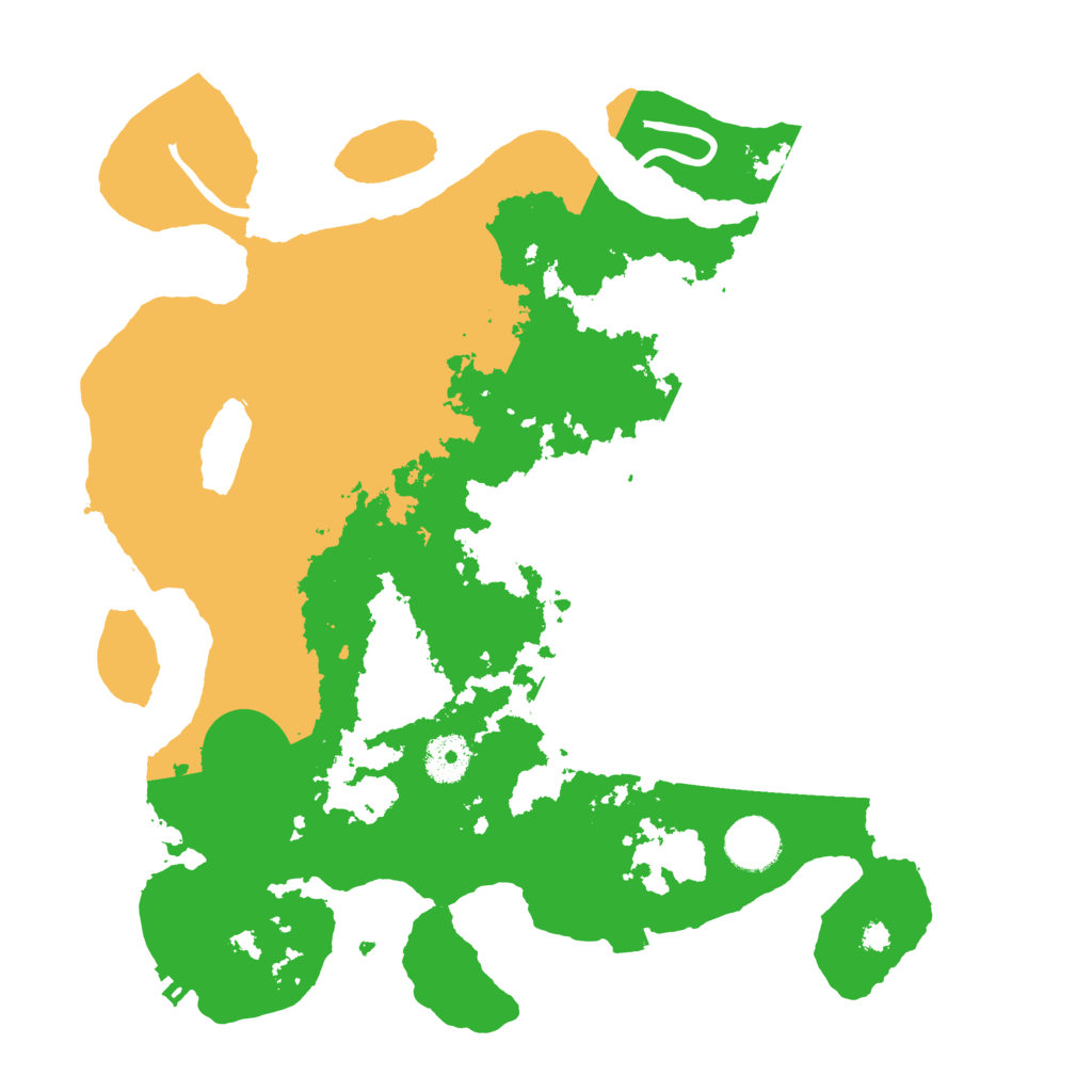 Biome Rust Map: Procedural Map, Size: 3500, Seed: 288708102