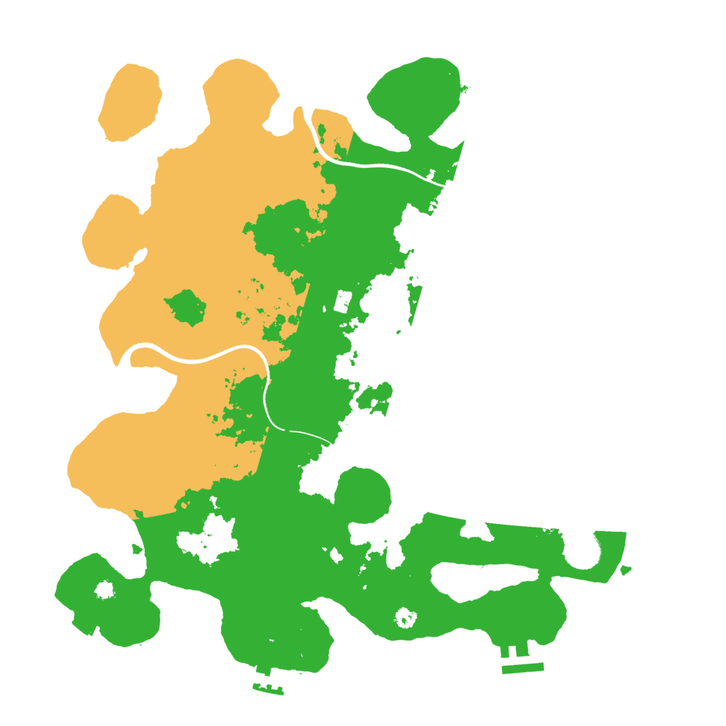 Biome Rust Map: Procedural Map, Size: 3500, Seed: 1693759630