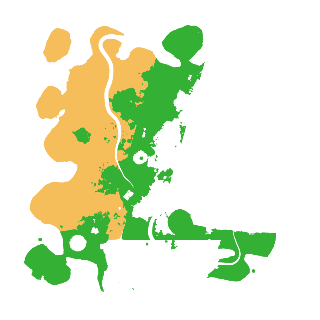 Biome Rust Map: Procedural Map, Size: 3500, Seed: 1693759630