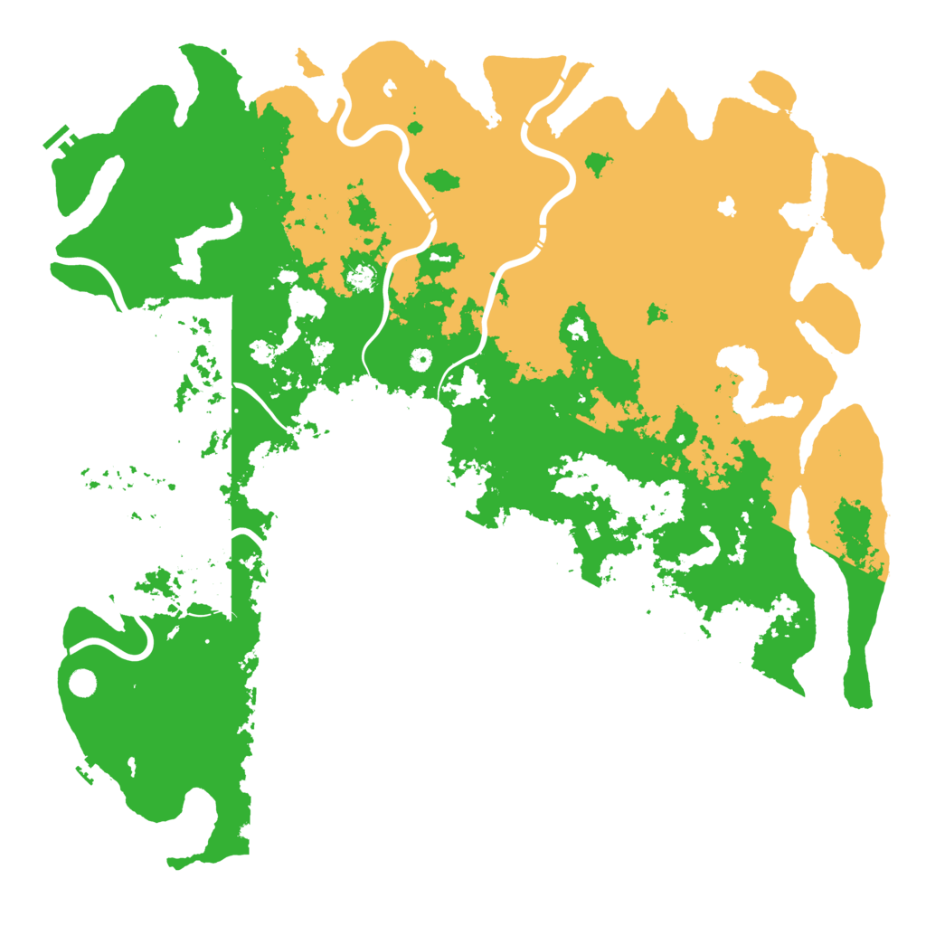 Biome Rust Map: Procedural Map, Size: 6000, Seed: 517169459