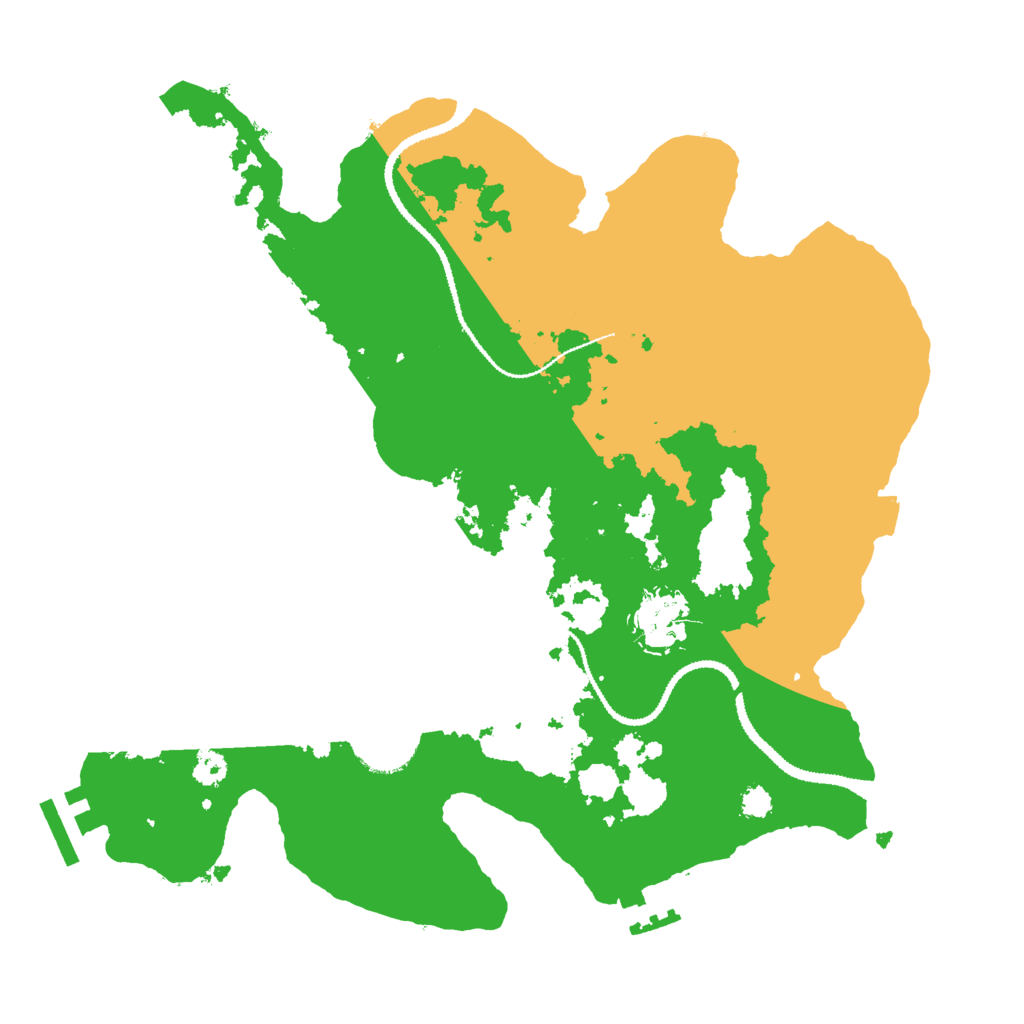 Biome Rust Map: Procedural Map, Size: 3000, Seed: 2389