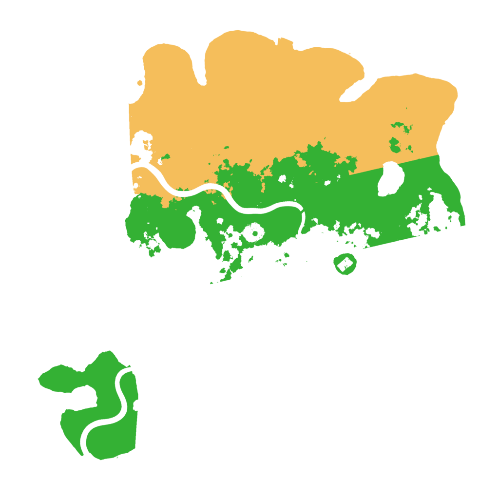 Biome Rust Map: Procedural Map, Size: 3800, Seed: 2143256