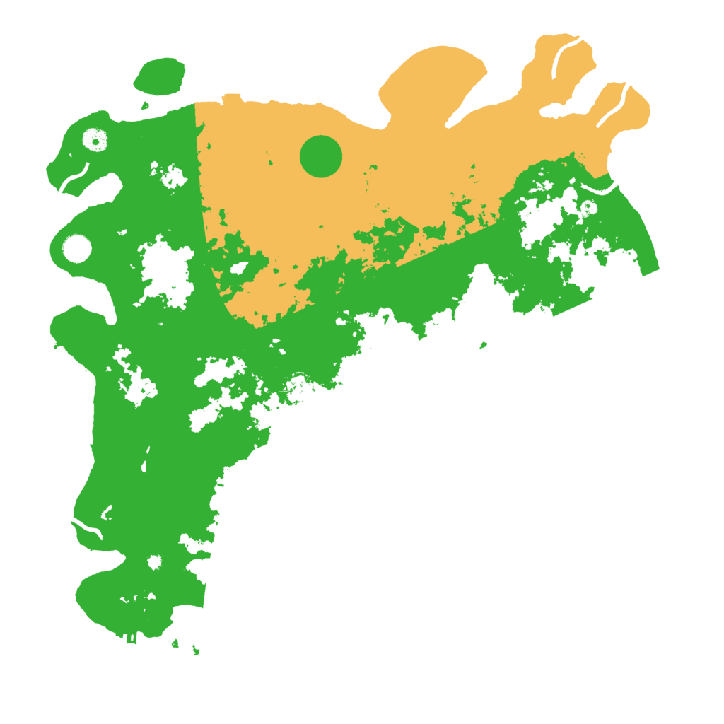 Biome Rust Map: Procedural Map, Size: 4500, Seed: 52134353