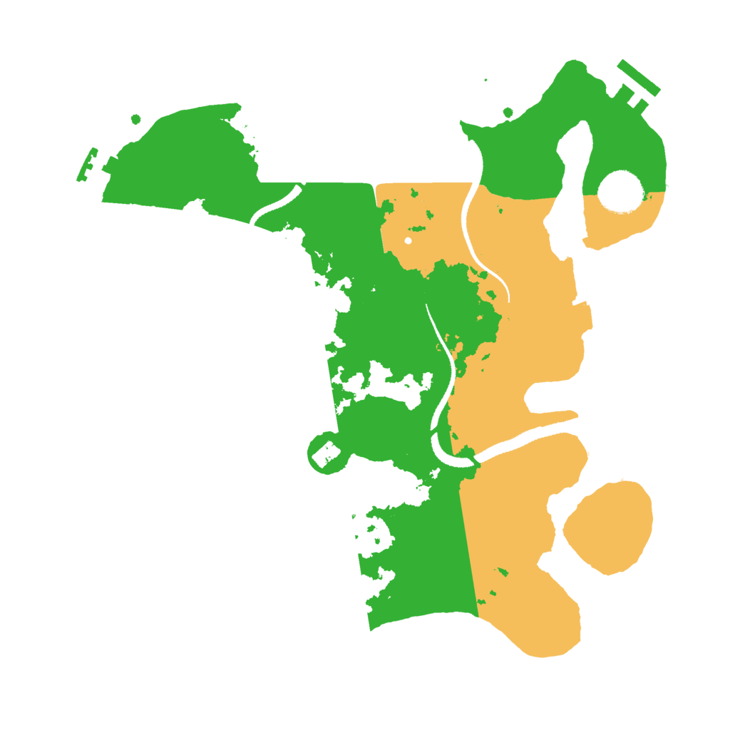Biome Rust Map: Procedural Map, Size: 3000, Seed: 1142810730
