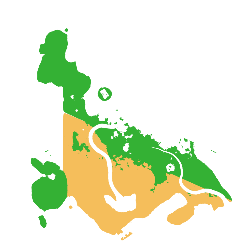 Biome Rust Map: Procedural Map, Size: 3000, Seed: 413919