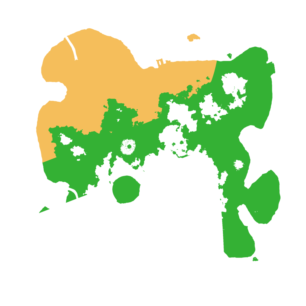 Biome Rust Map: Procedural Map, Size: 3000, Seed: 25724