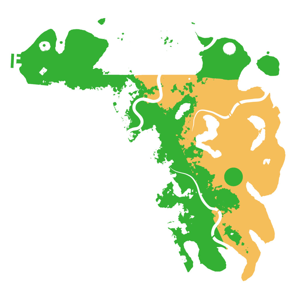 Biome Rust Map: Procedural Map, Size: 4250, Seed: 1168869003