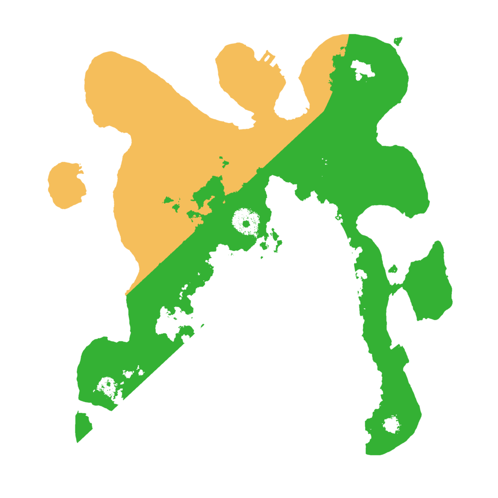 Biome Rust Map: Procedural Map, Size: 2800, Seed: 577722632