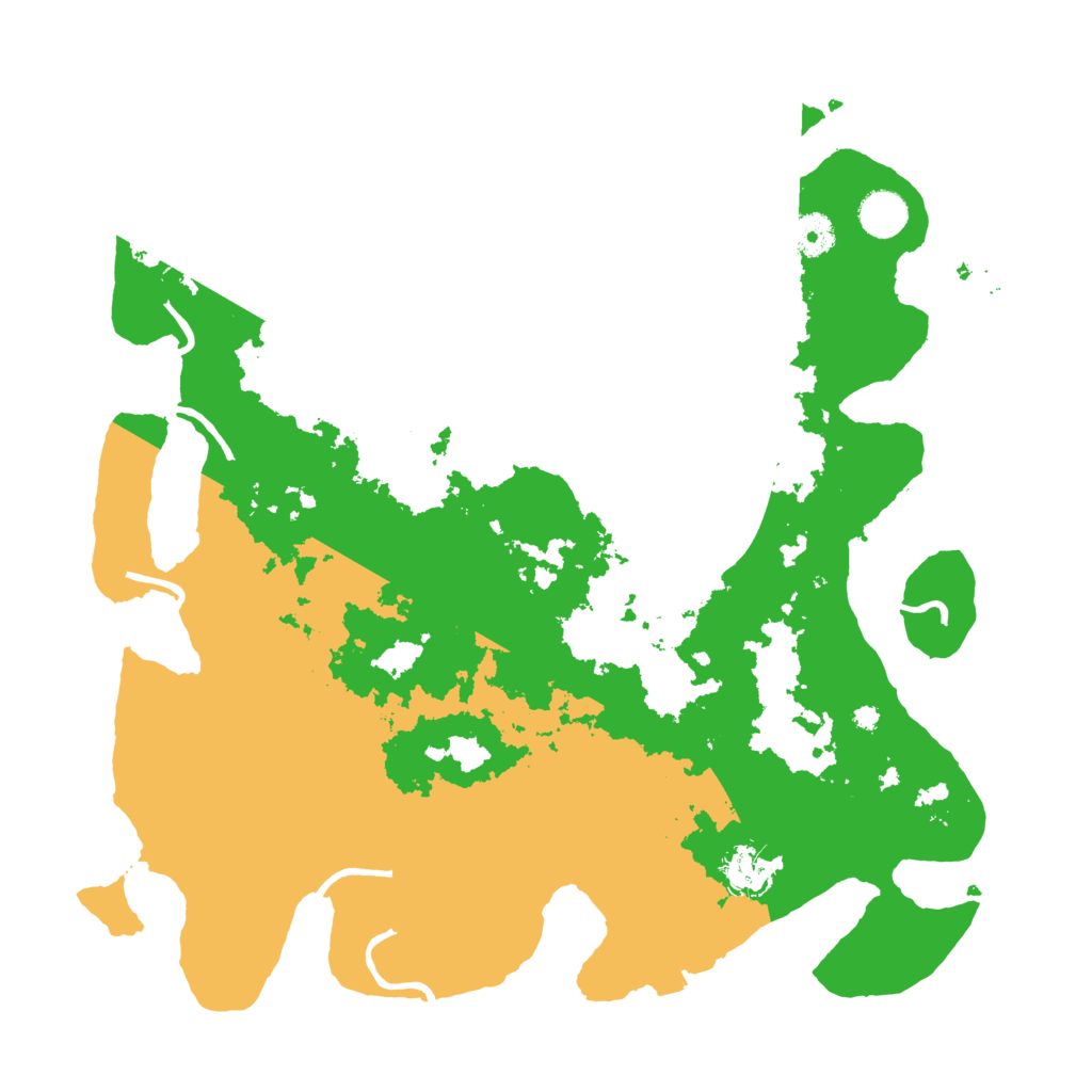 Biome Rust Map: Procedural Map, Size: 4000, Seed: 110501