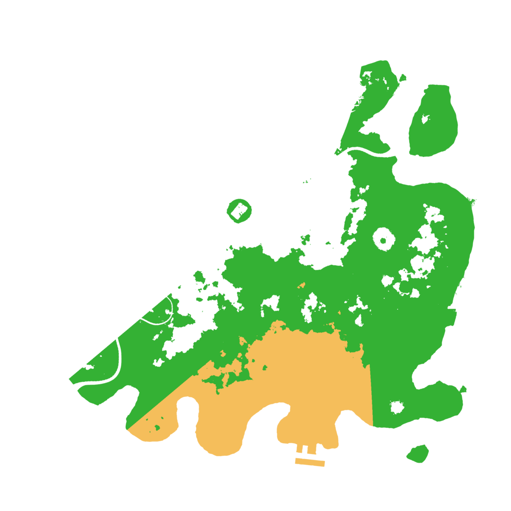 Biome Rust Map: Procedural Map, Size: 3500, Seed: 1265849