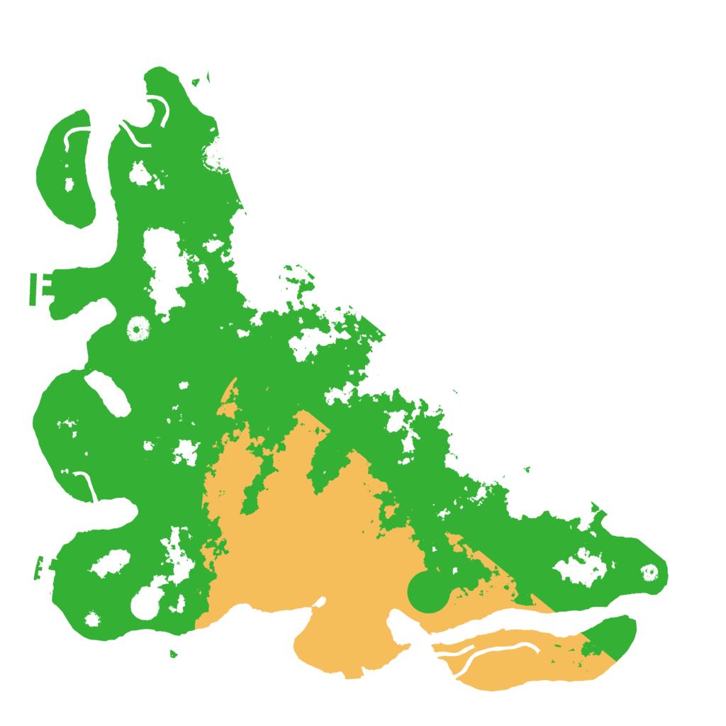 Biome Rust Map: Procedural Map, Size: 4500, Seed: 47075