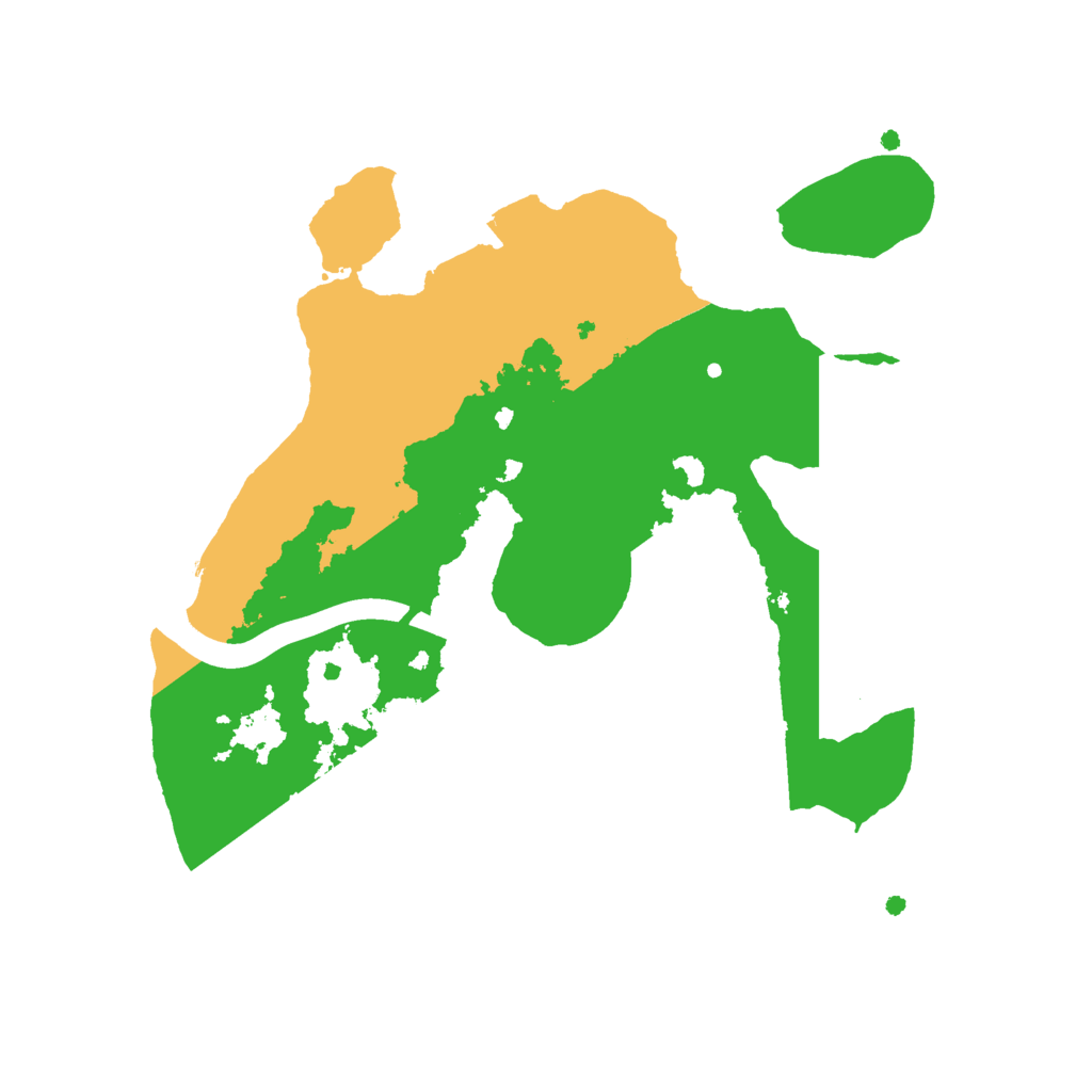 Biome Rust Map: Procedural Map, Size: 2222, Seed: 1605325111