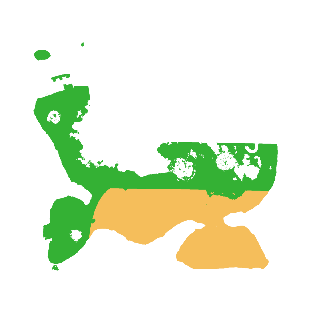 Biome Rust Map: Procedural Map, Size: 2500, Seed: 2014555089