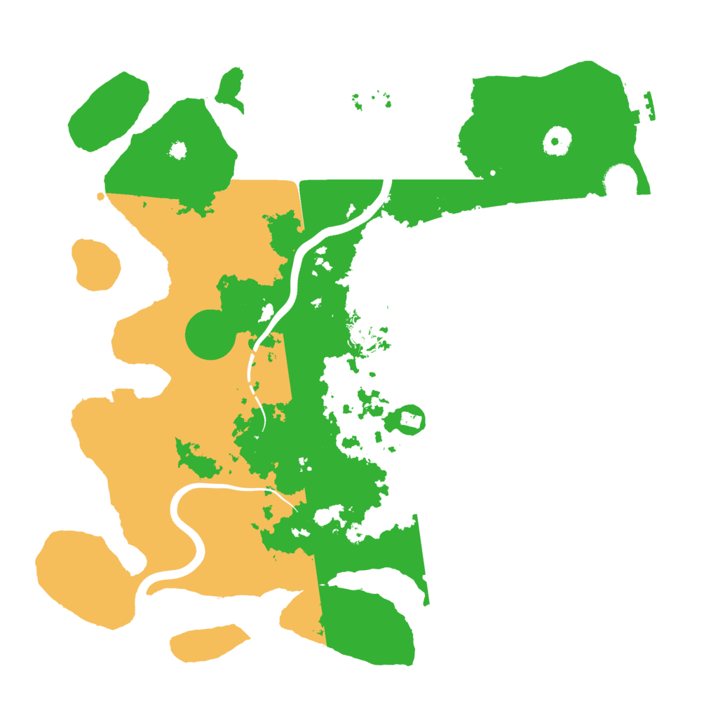 Biome Rust Map: Procedural Map, Size: 3750, Seed: 7656