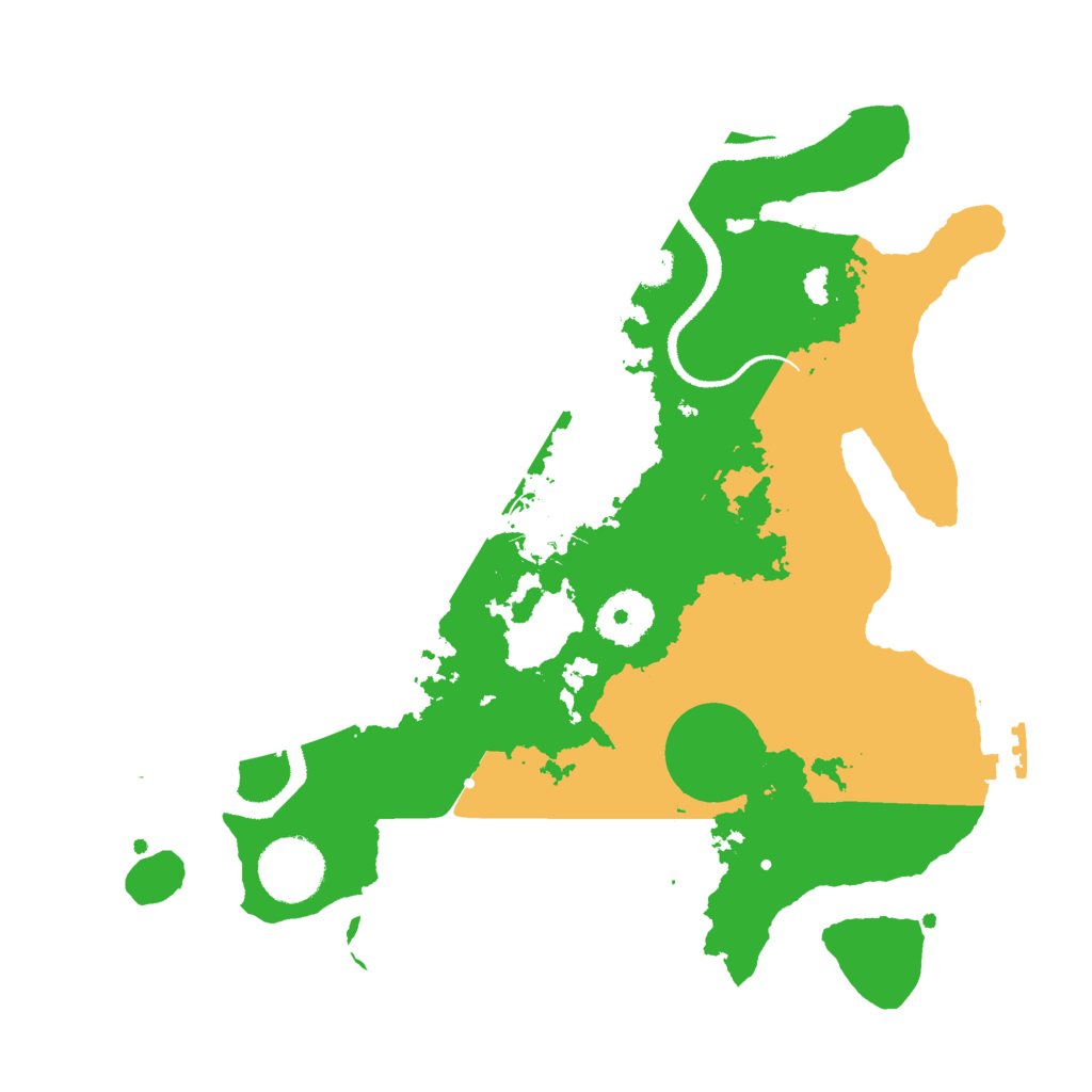 Biome Rust Map: Procedural Map, Size: 3000, Seed: 340992412