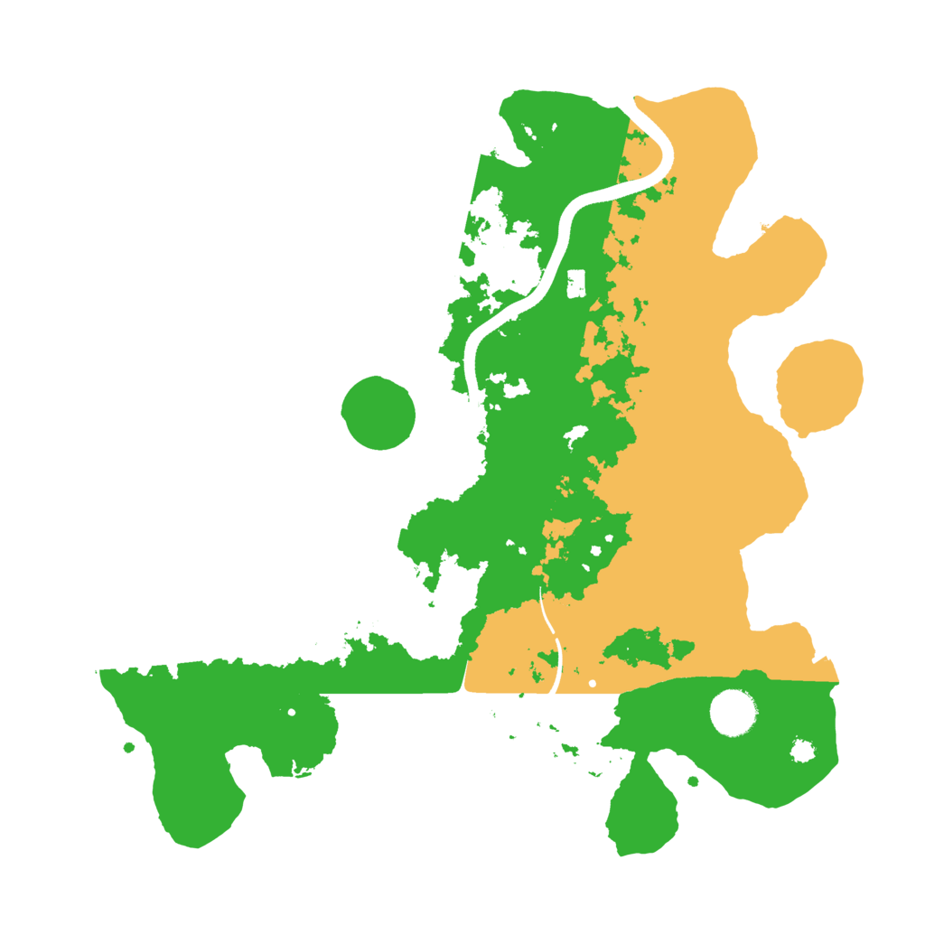 Biome Rust Map: Procedural Map, Size: 3500, Seed: 332332777