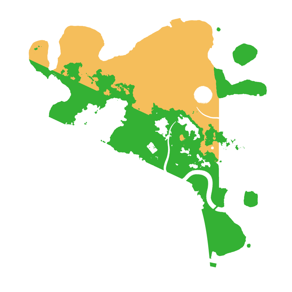Biome Rust Map: Procedural Map, Size: 3000, Seed: 784351