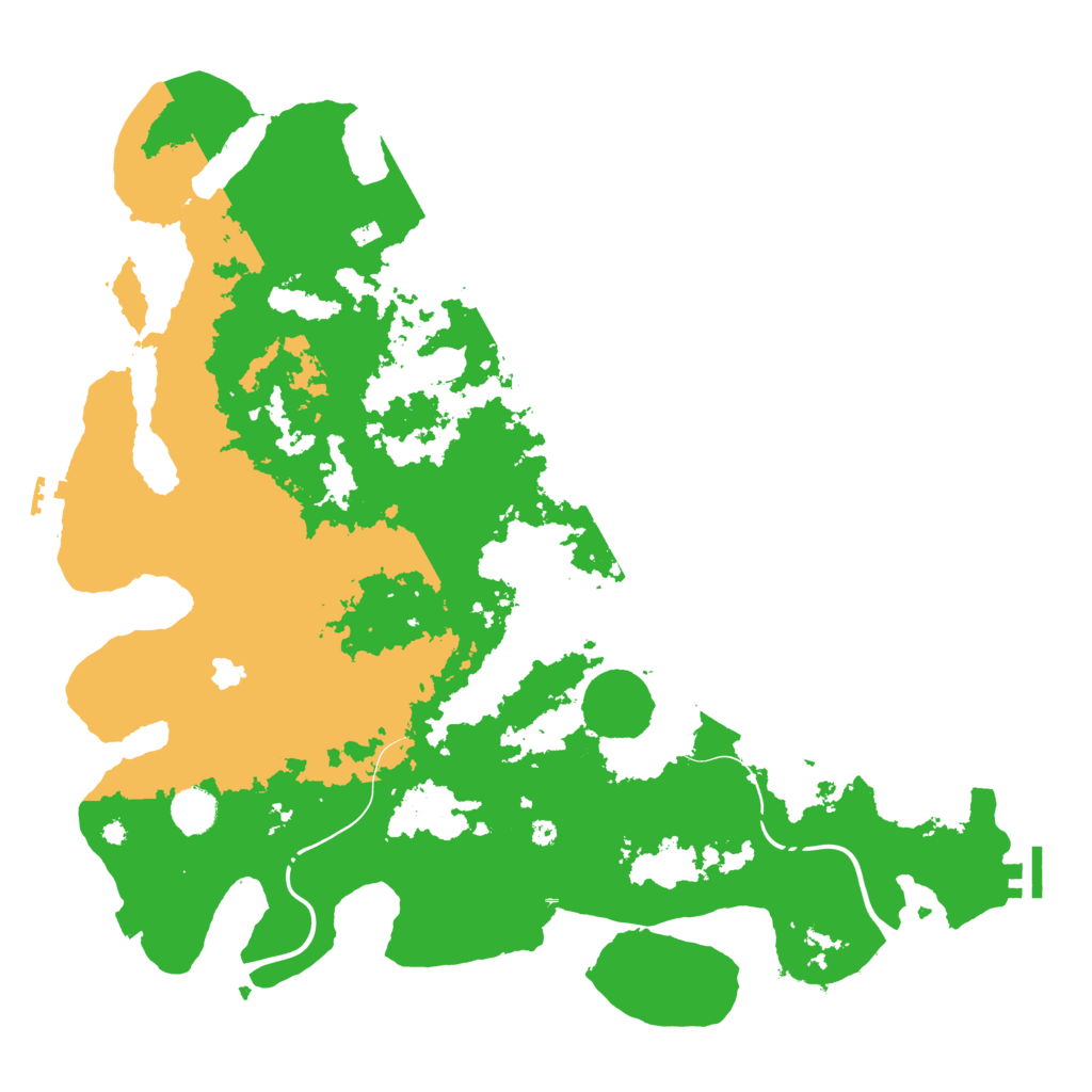 Biome Rust Map: Procedural Map, Size: 4250, Seed: 356218640
