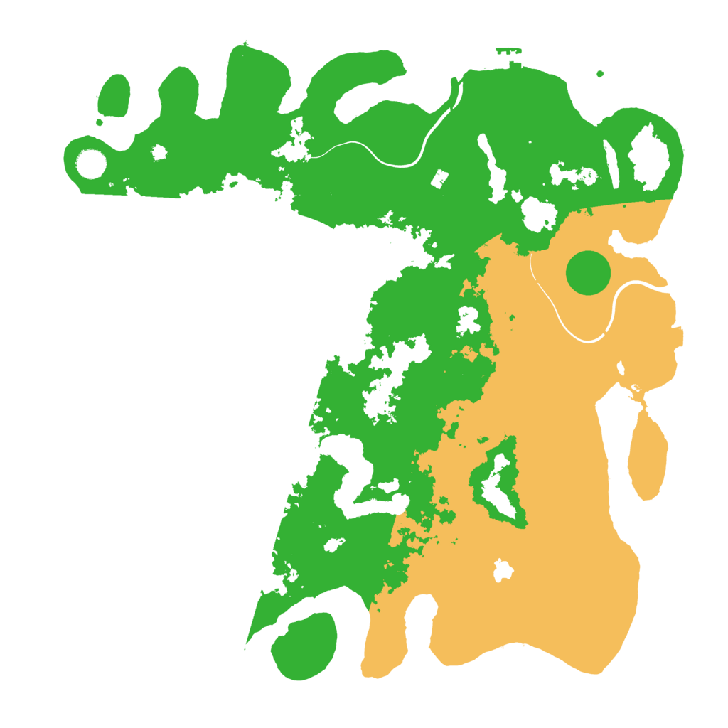 Biome Rust Map: Procedural Map, Size: 4300, Seed: 14871