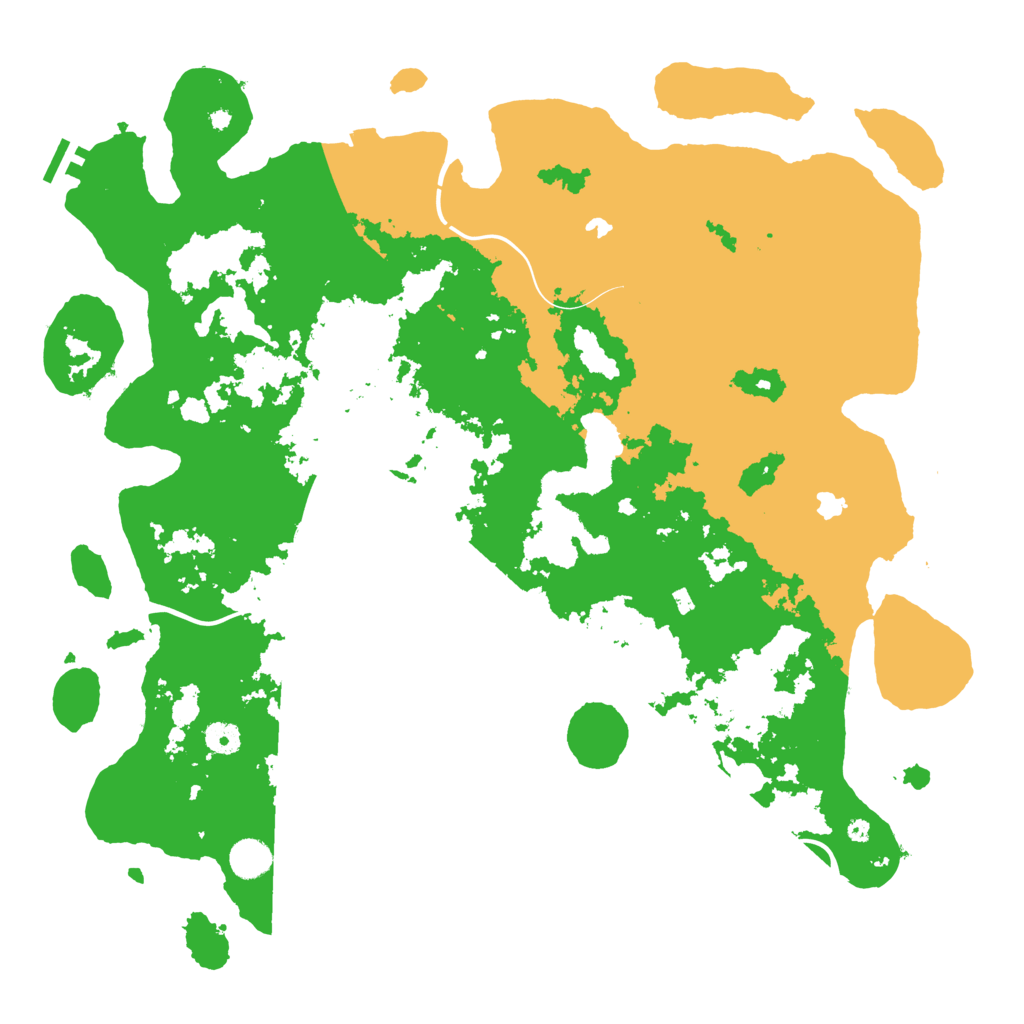 Biome Rust Map: Procedural Map, Size: 4500, Seed: 1807336848