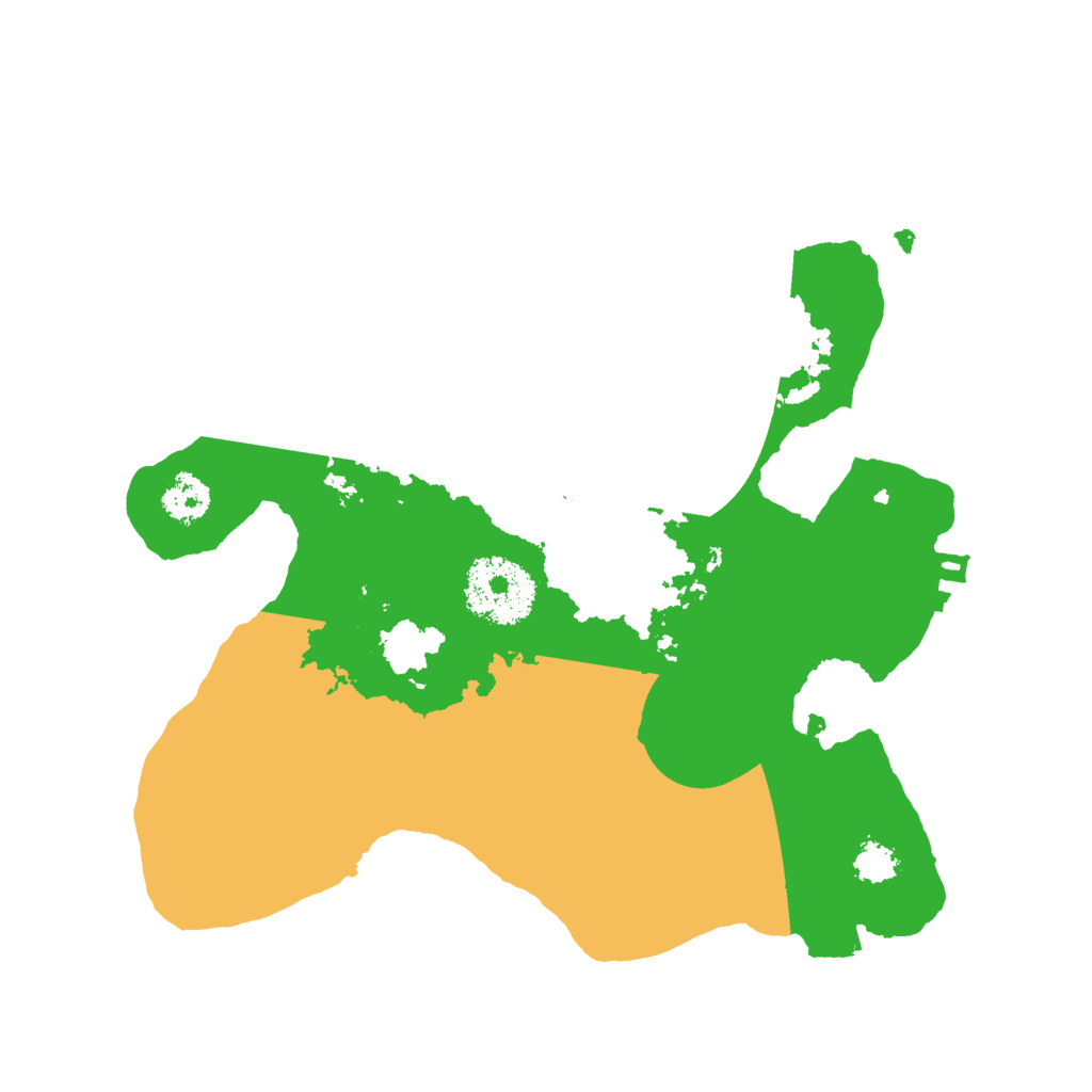 Biome Rust Map: Procedural Map, Size: 2400, Seed: 41