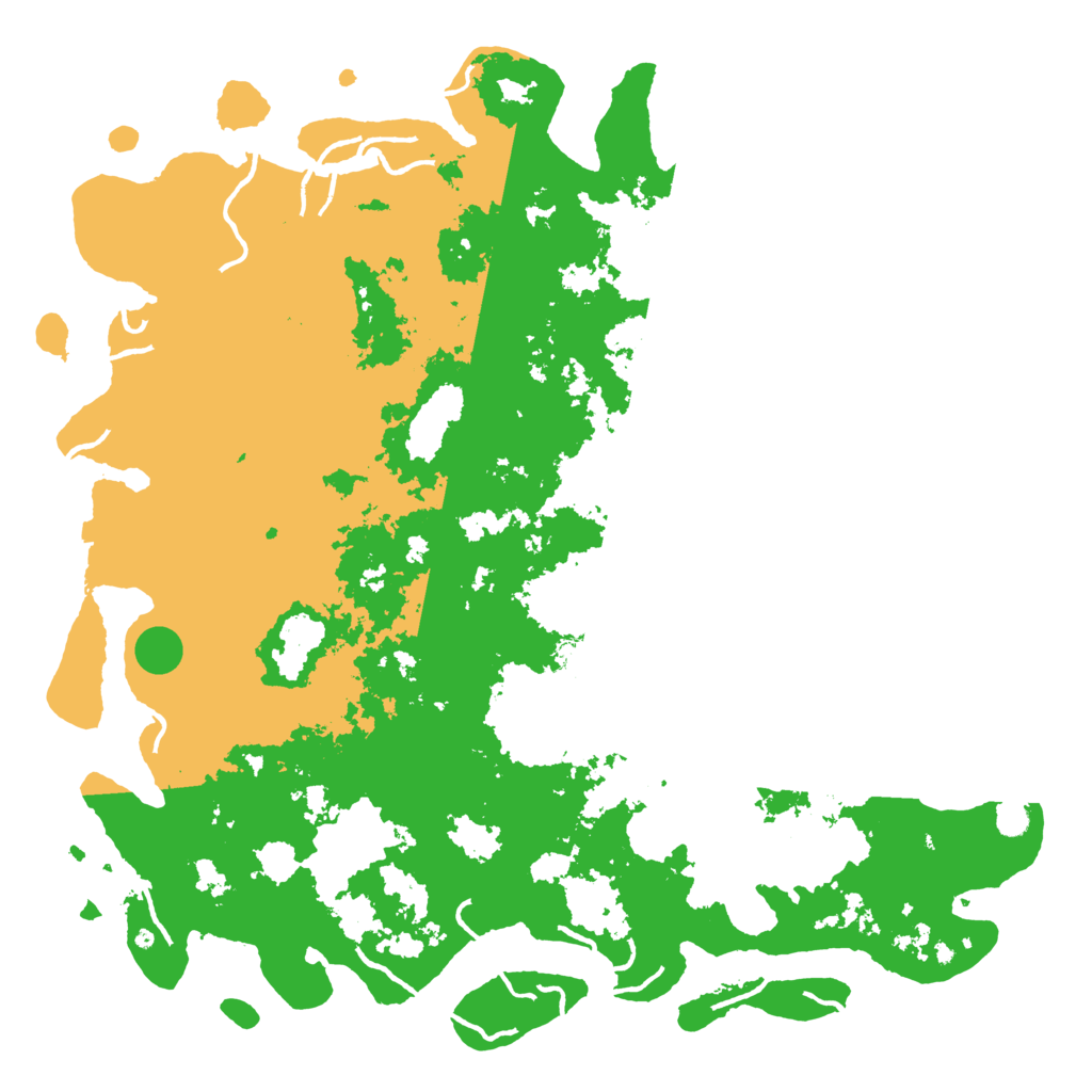 Biome Rust Map: Procedural Map, Size: 6000, Seed: 1145242332