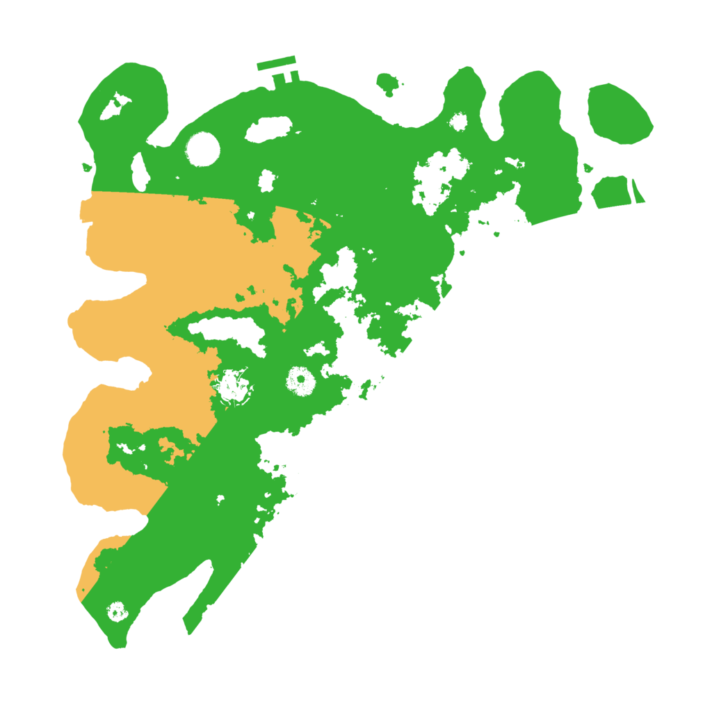 Biome Rust Map: Procedural Map, Size: 3700, Seed: 89515575