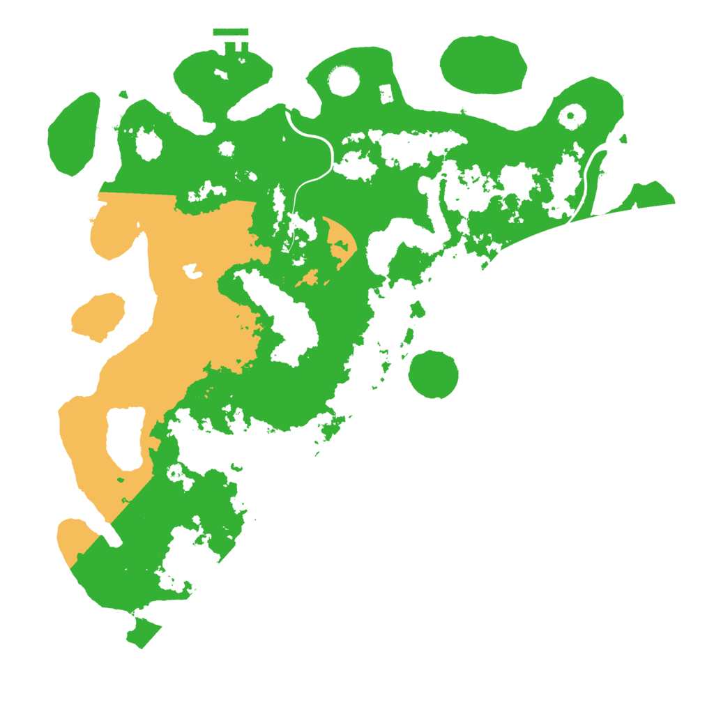 Biome Rust Map: Procedural Map, Size: 4100, Seed: 30780612