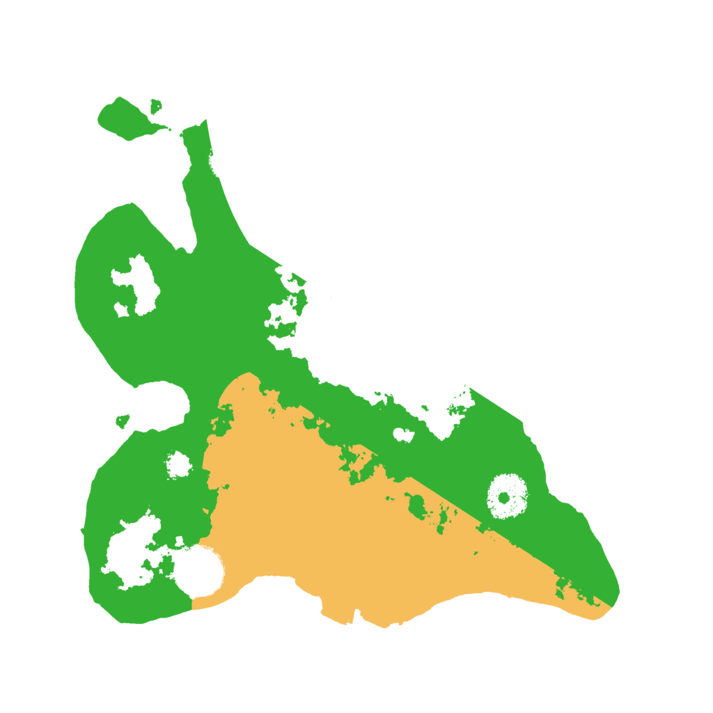 Biome Rust Map: Procedural Map, Size: 2500, Seed: 560768150