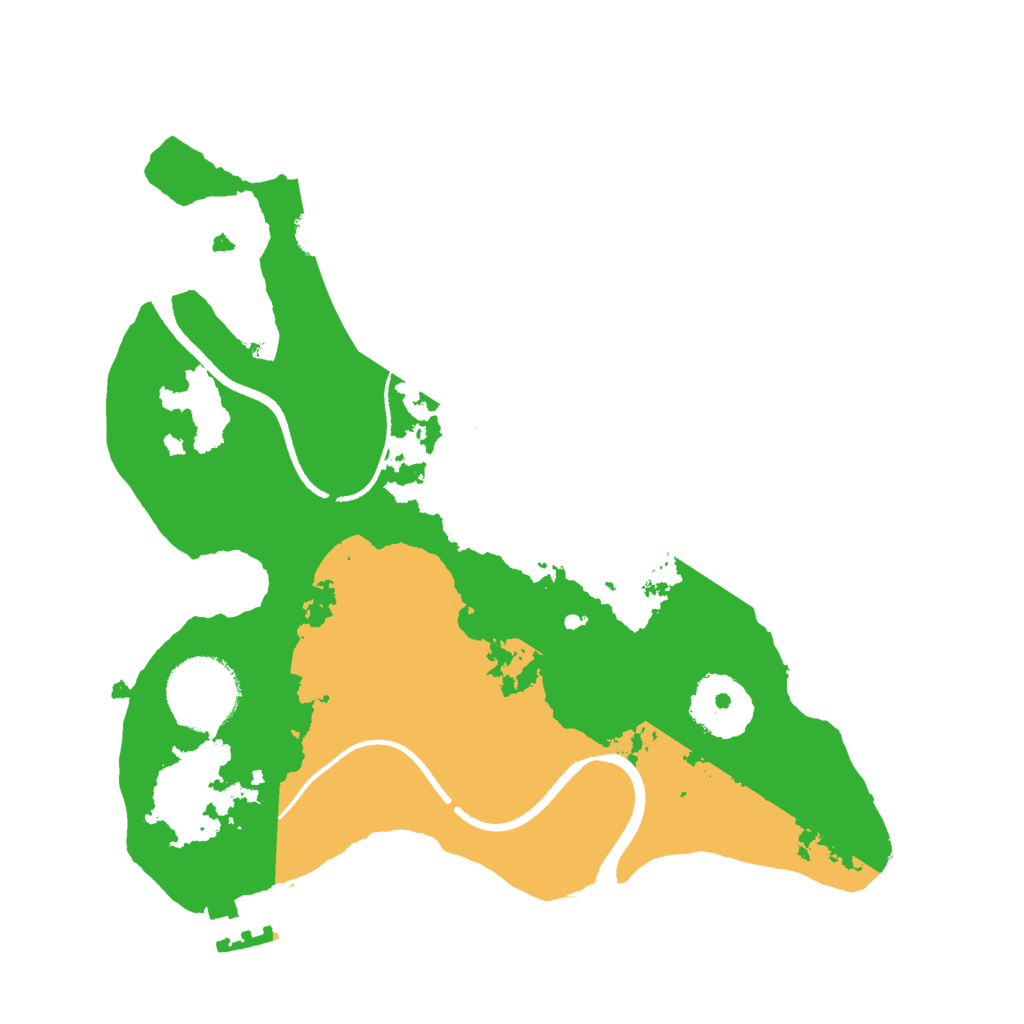 Biome Rust Map: Procedural Map, Size: 2500, Seed: 560768150
