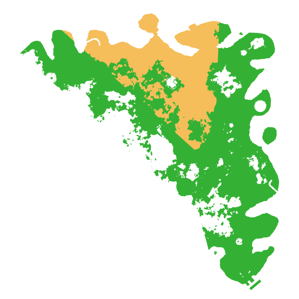 Biome Rust Map: Procedural Map, Size: 4500, Seed: 68605772