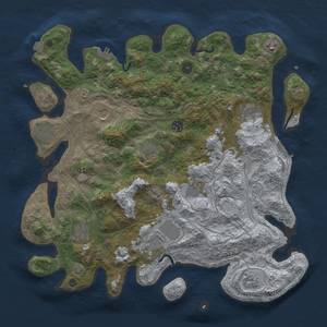 Thumbnail Rust Map: Procedural Map, Size: 4250, Seed: 891593740, 19 Monuments