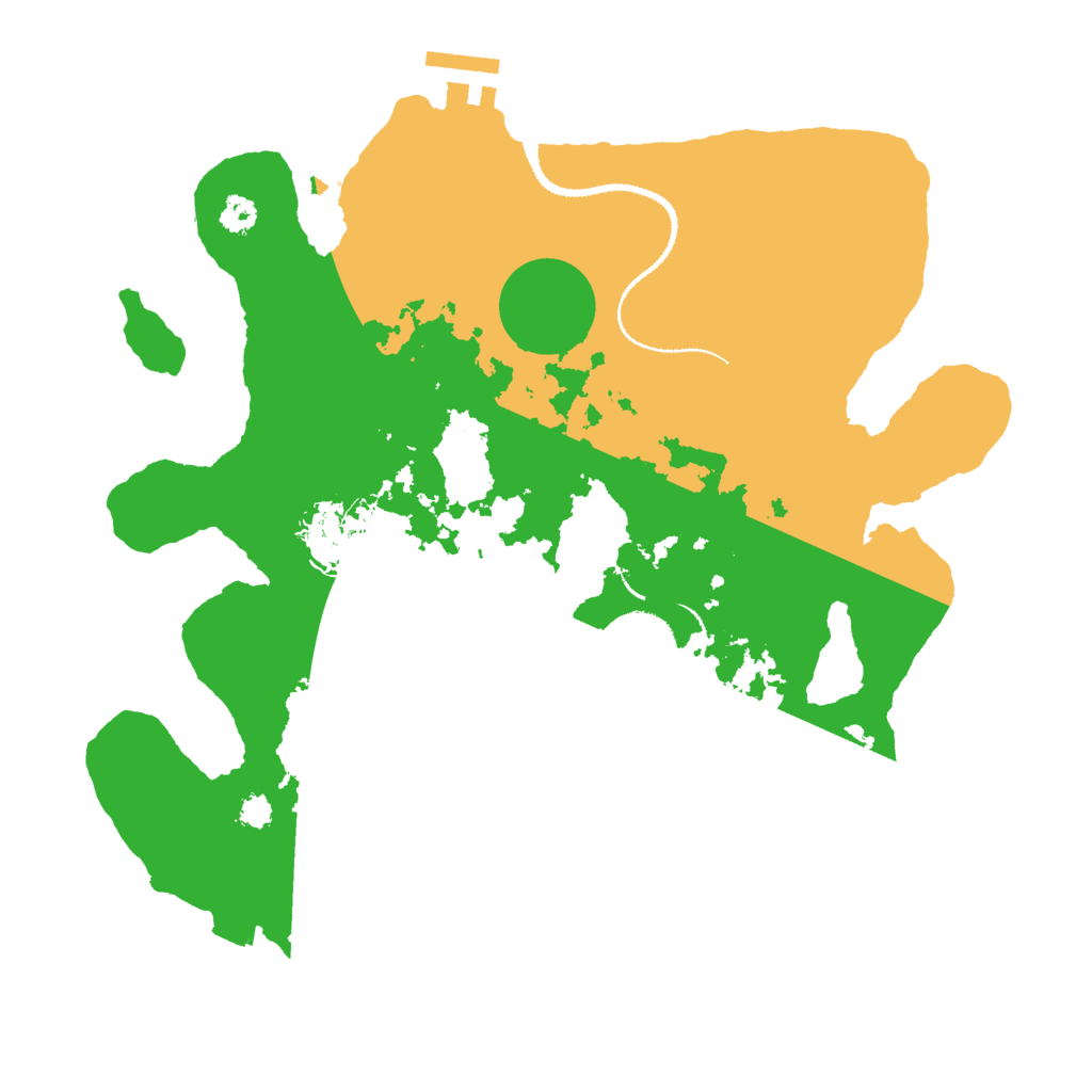 Biome Rust Map: Procedural Map, Size: 3000, Seed: 917915756