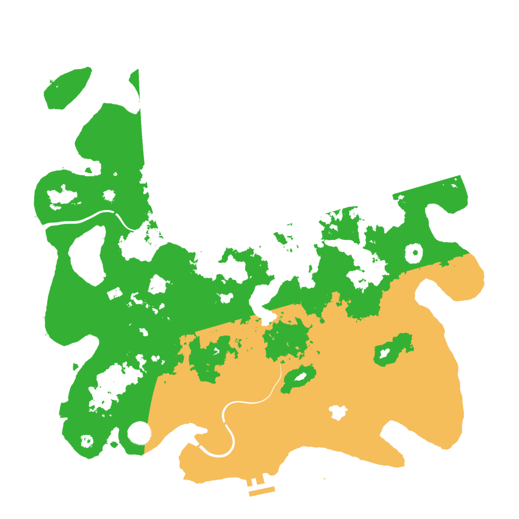 Biome Rust Map: Procedural Map, Size: 4000, Seed: 70253177