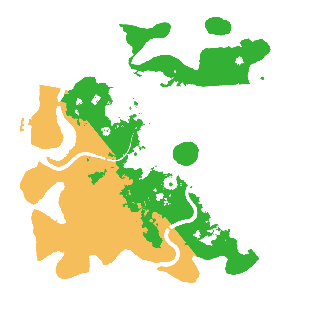 Biome Rust Map: Procedural Map, Size: 3500, Seed: 660644230