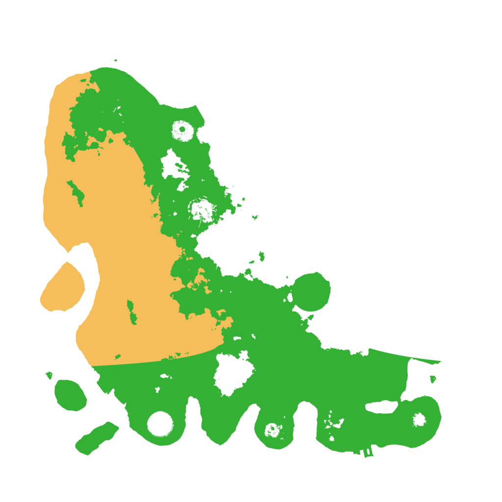 Biome Rust Map: Procedural Map, Size: 3500, Seed: 50908548