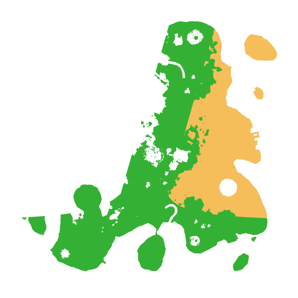 Biome Rust Map: Procedural Map, Size: 3000, Seed: 342253477