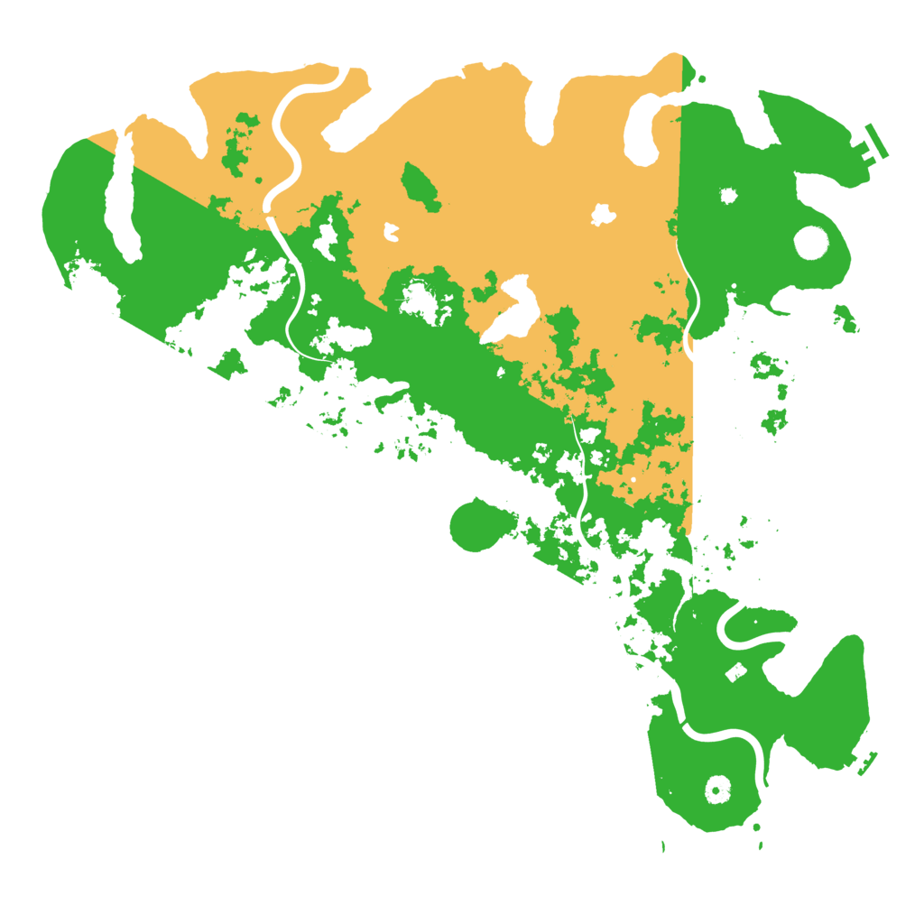 Biome Rust Map: Procedural Map, Size: 5000, Seed: 202335