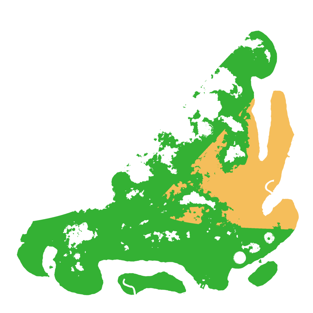 Biome Rust Map: Procedural Map, Size: 4500, Seed: 523501091