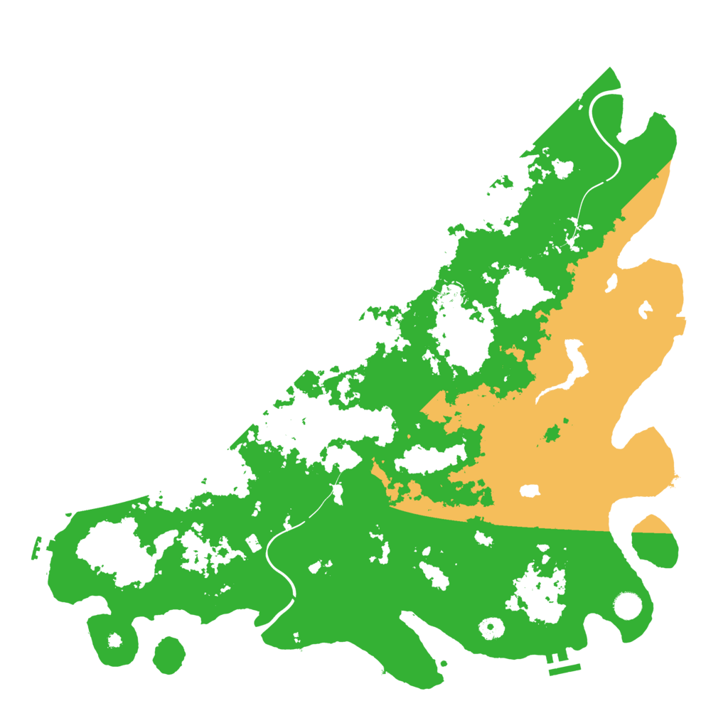 Biome Rust Map: Procedural Map, Size: 4600, Seed: 1813219