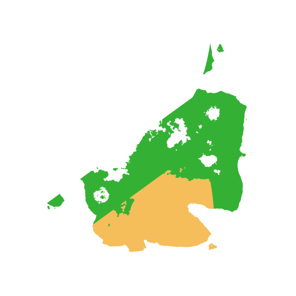 Biome Rust Map: Procedural Map, Size: 2000, Seed: 6753