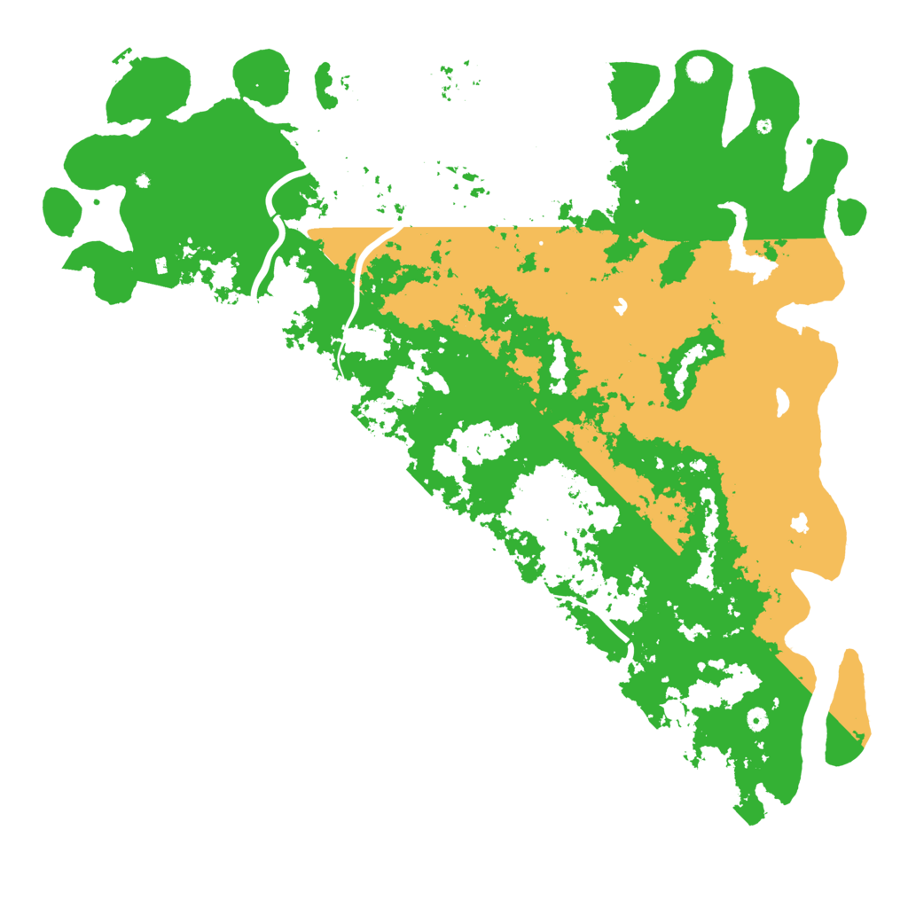 Biome Rust Map: Procedural Map, Size: 6000, Seed: 15080